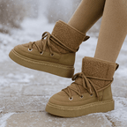 Gepolsterte Stiefel mit Plateausohle - Melvine