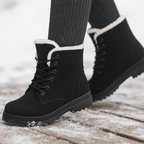 Damen-Stiefeletten mit Plüsch-Effekt - Lirenne