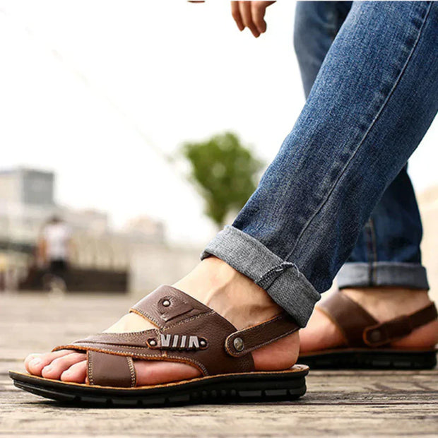 Erico - Sandales orthopédiques pour hommes, confortables et soutenantes