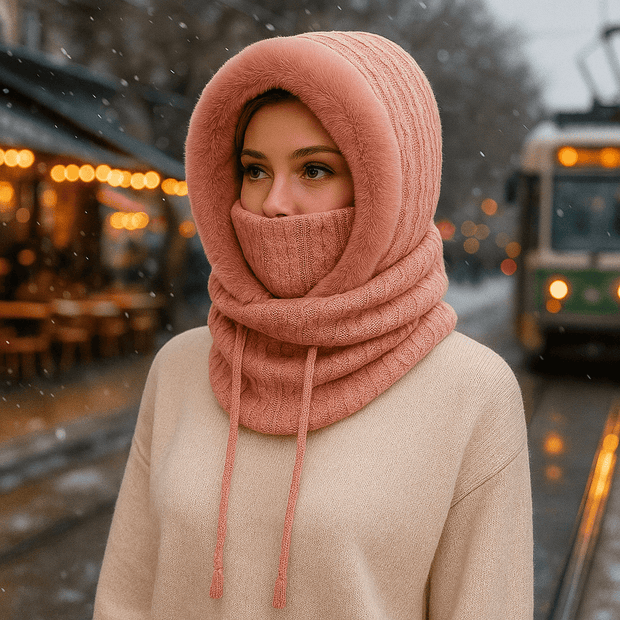 Kapuzenschal für Frauen Winterschal - Elrian