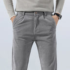 Herren-Cordhose mit Bundfalten und Seitentaschen – Corvin