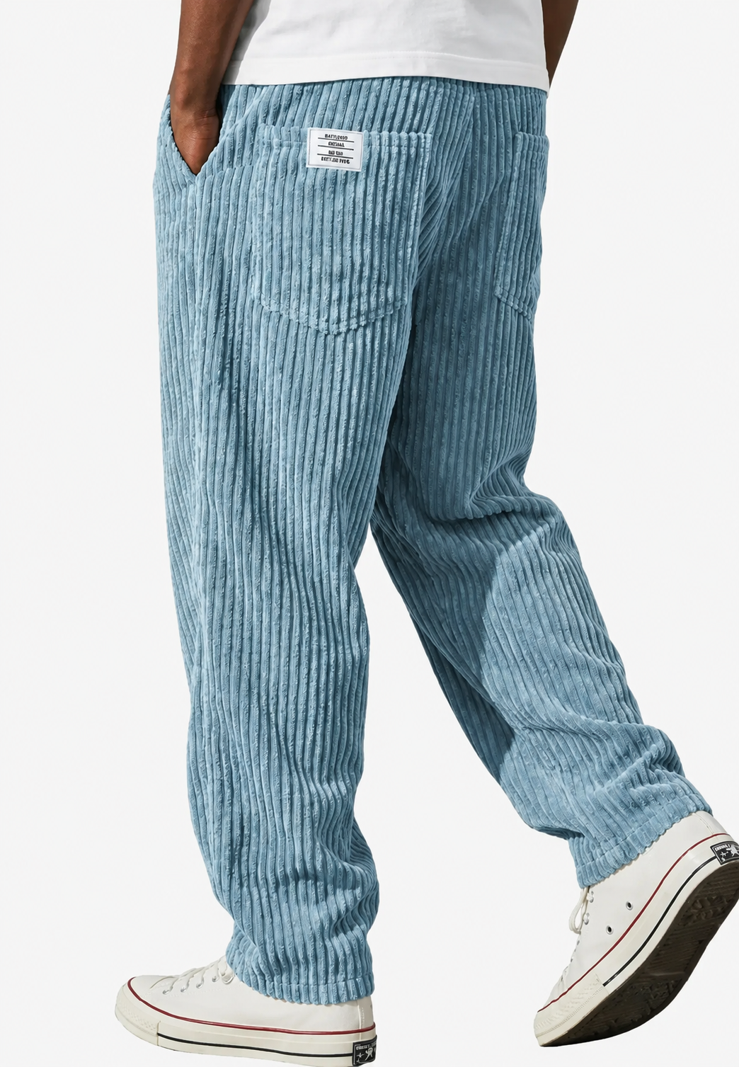 Herren-Cordhose in lockerer Passform mit Taschen – Bastian