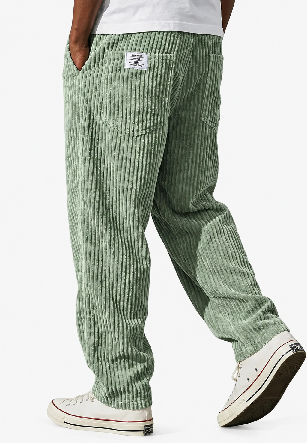 Herren-Cordhose in lockerer Passform mit Taschen – Bastian
