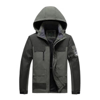 Parka Homme ForceHiver - Vert Militaire Coupe-Vent