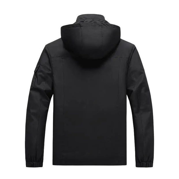 Parka Homme ForceHiver - Vert Militaire Coupe-Vent