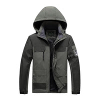 Parka Homme ForceHiver - Vert Militaire Coupe-Vent