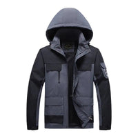 Parka Homme ForceHiver - Vert Militaire Coupe-Vent