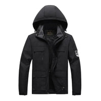 Parka Homme ForceHiver - Vert Militaire Coupe-Vent