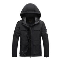 Parka Homme ForceHiver - Vert Militaire Coupe-Vent