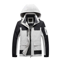 Parka Homme ForceHiver - Vert Militaire Coupe-Vent