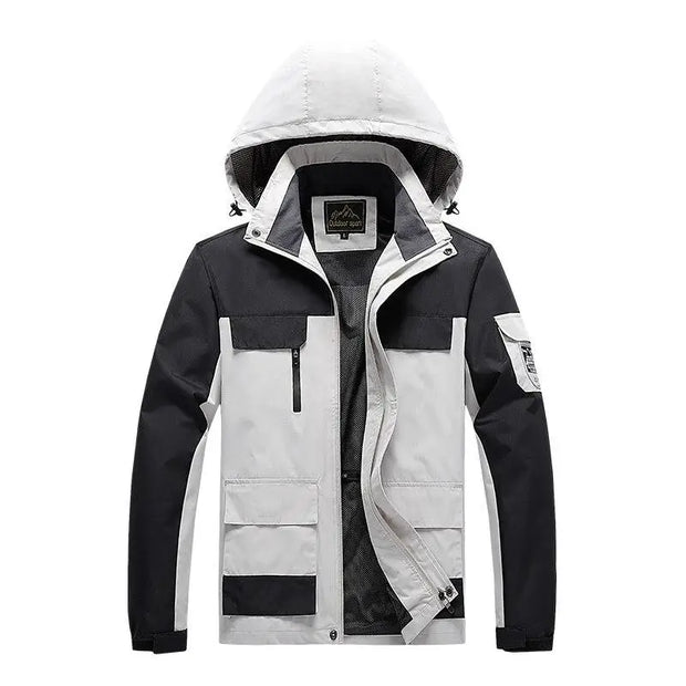 Parka Homme ForceHiver - Vert Militaire Coupe-Vent