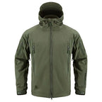 Bedruckter Militärparka - Stylisch und warm für den Winter