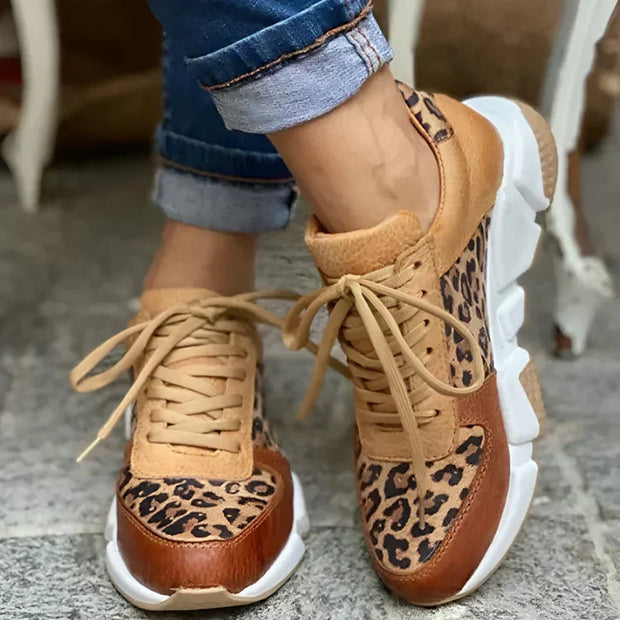 Eliana - Baskets Léopard pour femme