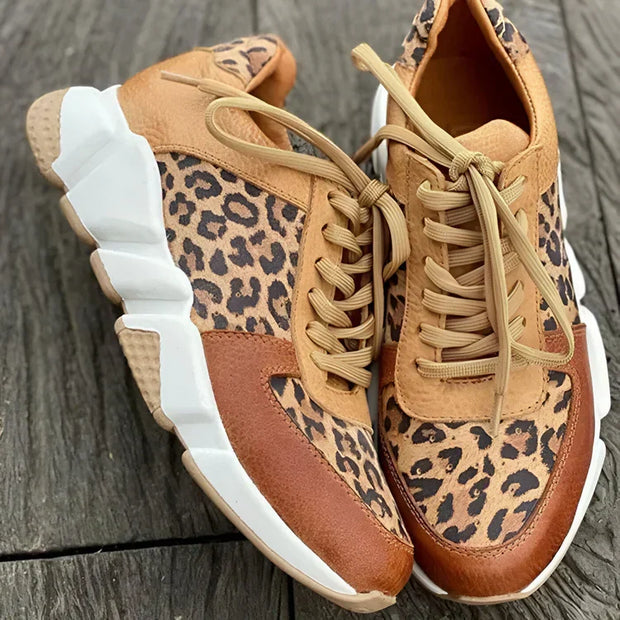 Eliana - Baskets Léopard pour femme