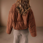 Carola - Einfarbige Steppjacke
