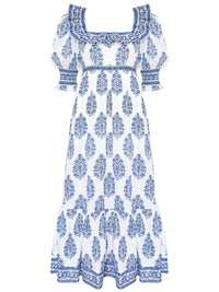Balina - Robe d'été bleue imprimée
