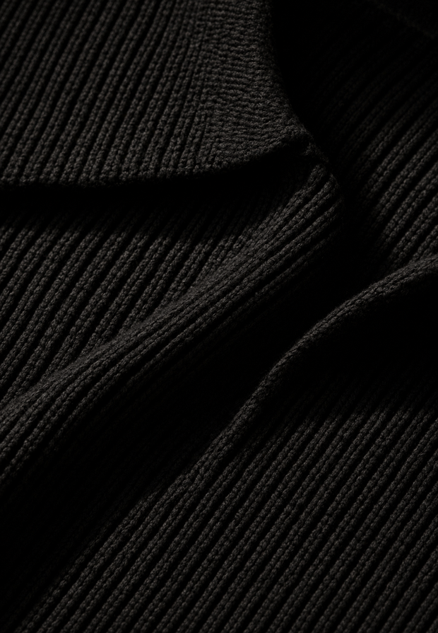 Pull en maille à col polo et fermeture éclair - Severin