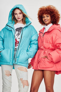 Doudoune Femme Ceinturée "Street Chic"