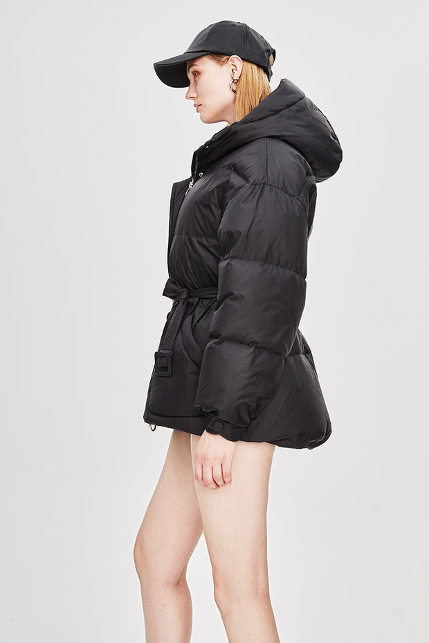 Doudoune Femme Ceinturée "Street Chic"