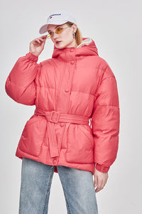 Doudoune Femme Ceinturée "Street Chic"