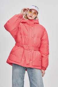 Doudoune Femme Ceinturée "Street Chic"