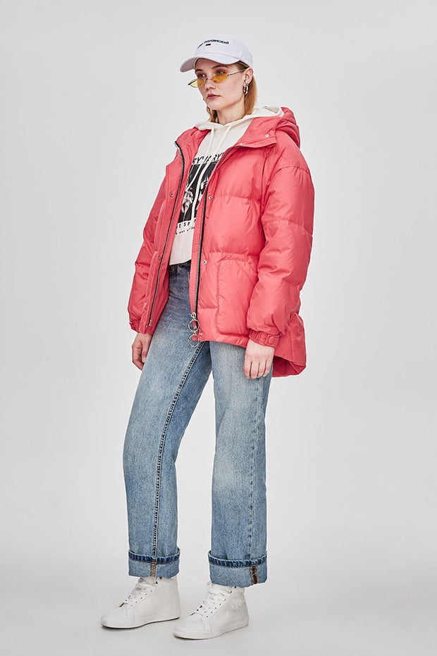 Doudoune Femme Ceinturée "Street Chic"