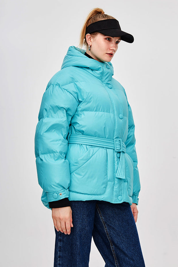 Doudoune Femme Ceinturée "Street Chic"