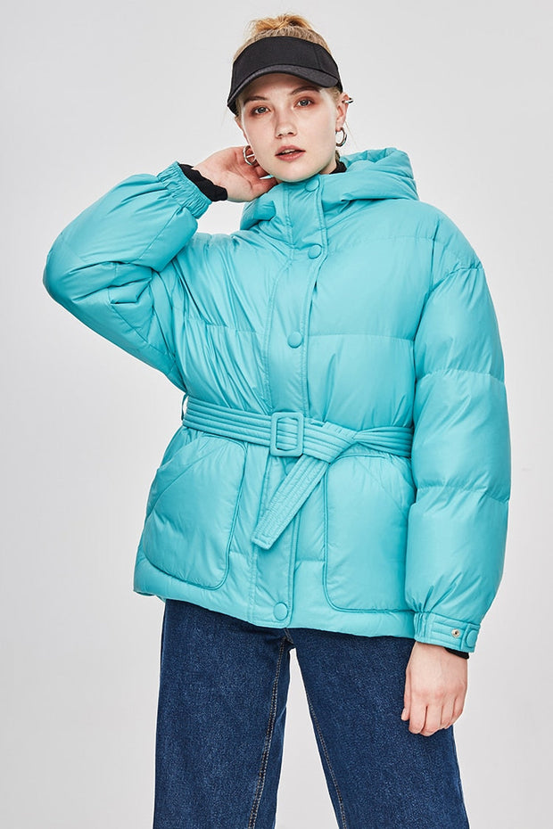 Doudoune Femme Ceinturée "Street Chic"