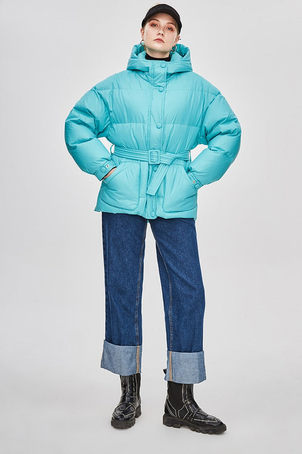 Doudoune Femme Ceinturée "Street Chic"