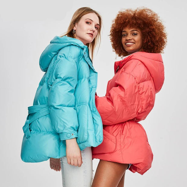 Doudoune Femme Ceinturée "Street Chic"
