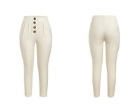 Peggy - Pantalon décontracté à taille haute