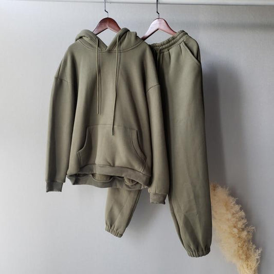 Karolina - Sweat à capuche en polaire &amp; pantalon de jogging