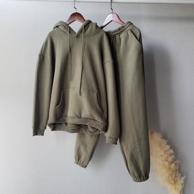Karolina - Sweat à capuche en polaire &amp; pantalon de jogging