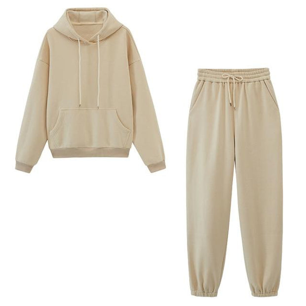 Karolina - Sweat à capuche en polaire &amp; pantalon de jogging