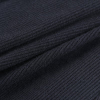 Elva - Pull cropped à col en fourrure duveteuse et à boutons