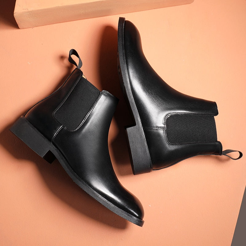 Lederstiefeletten für Männer mit italienischem Design - Arveon