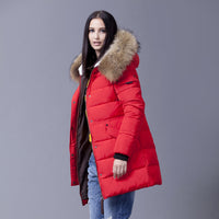 Doudoune Longue Chic avec Capuche "Chaleur Élégante"