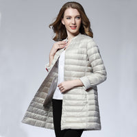 Doudoune Longue à Capuche "Ultra Light Femme