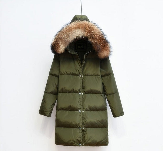 Arctic Luxe - Doudoune Élégante Longue