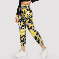 Leilani - Pantalon de harem Camo Crop
