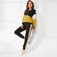 Samantha - Sweat à capuche deux pièces avec fermeture éclair et pantalon de survêtement