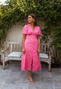 La robe midi léopard - Lois