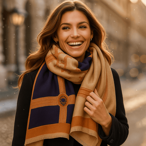 Eleganter Damenschal für den Winter - Valery