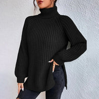 Estela - Grobstrick-Rollkragenpullover