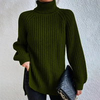 Estela - Grobstrick-Rollkragenpullover