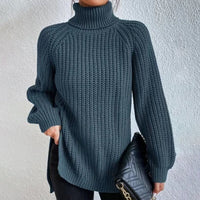 Estela - Grobstrick-Rollkragenpullover