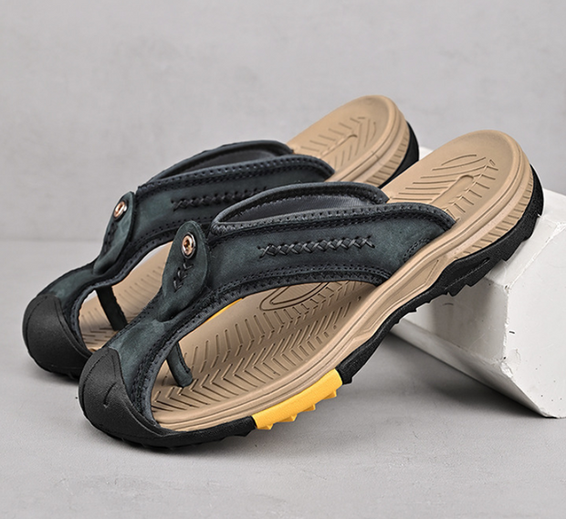 Tongs pour hommes avec semelle de traction renforcée - Zorven
