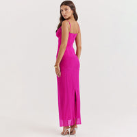 Frida - Longue robe rose