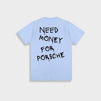 Marlon - T-shirt en coton vintage 'Need Money For Porsche' pour homme