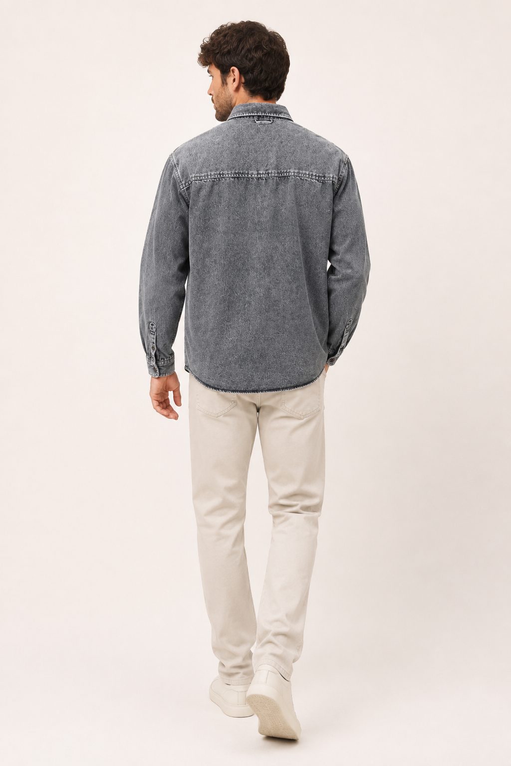 Vintage-Jeanshemd für Herren – Paolo